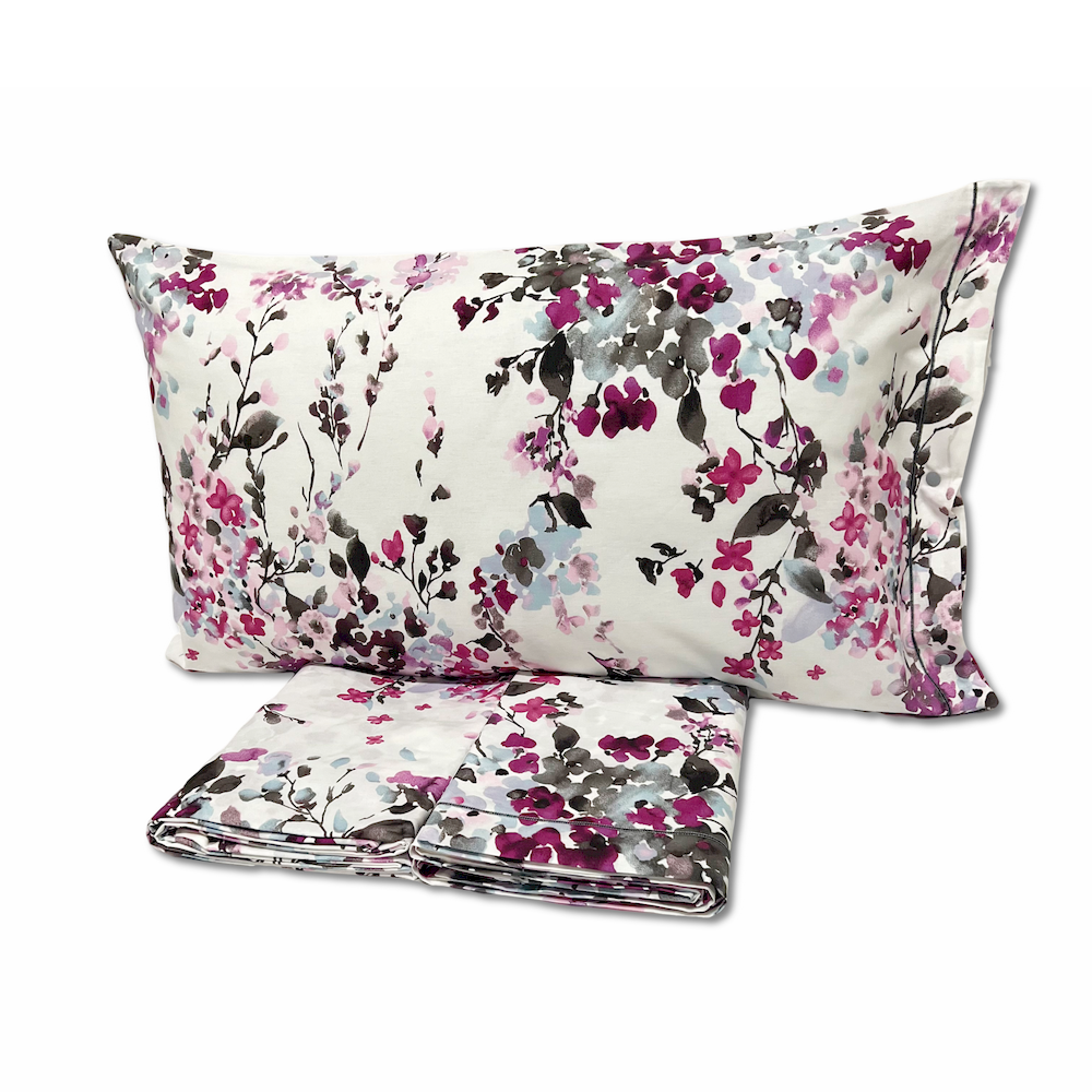 Completo Lenzuola Acquerello Singolo