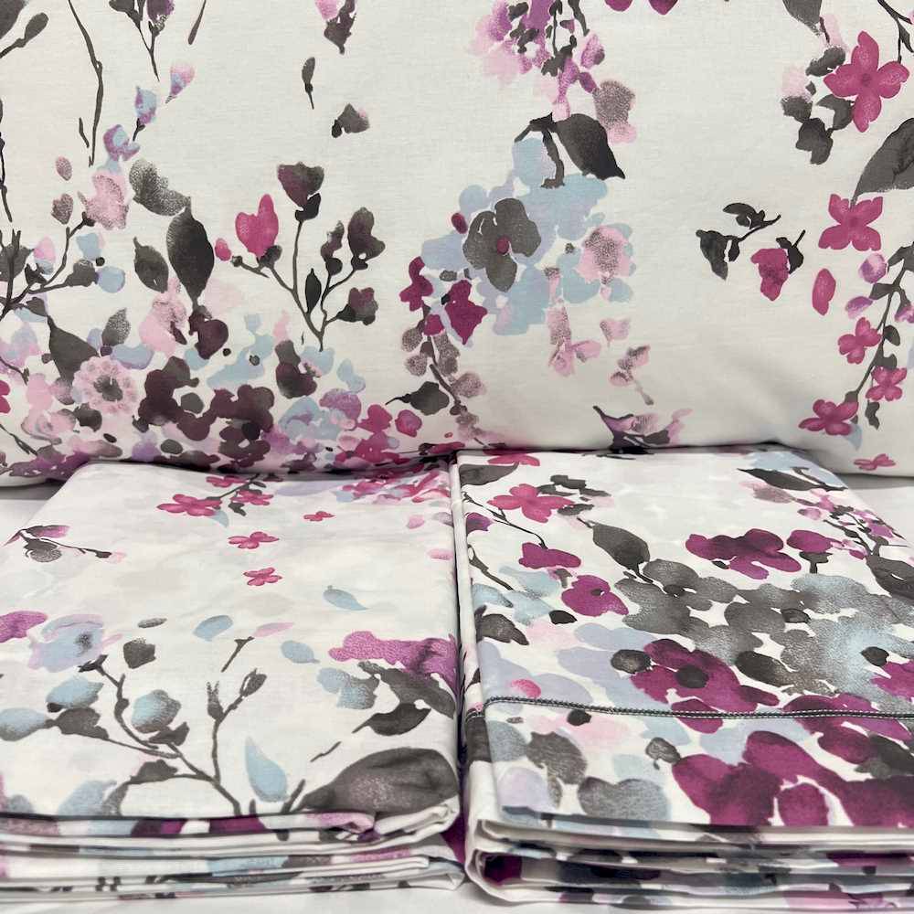 Completo Lenzuola Acquerello Singolo