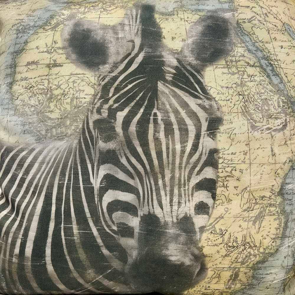 Cuscino Imbottito 45 x 45 Stampa digitale Bart Zebra