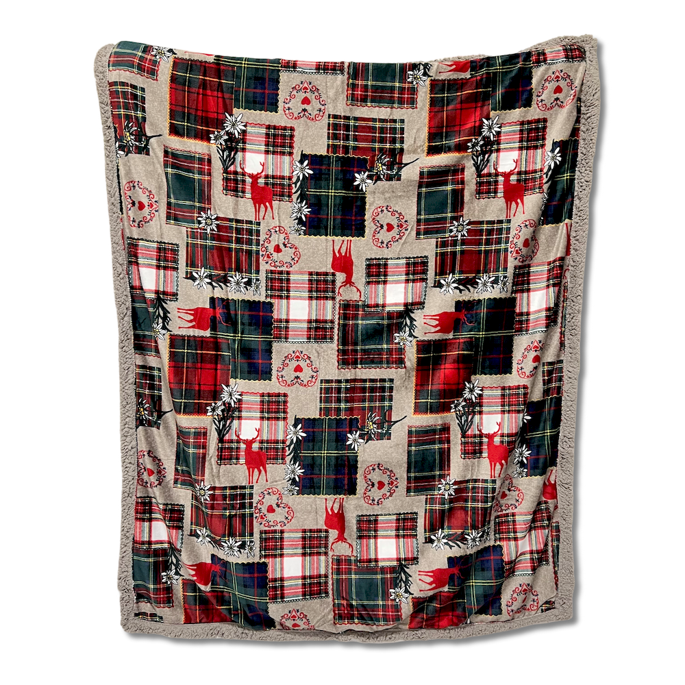 Plaid Sherpa Zermatt 130 x 160 Personalizzato