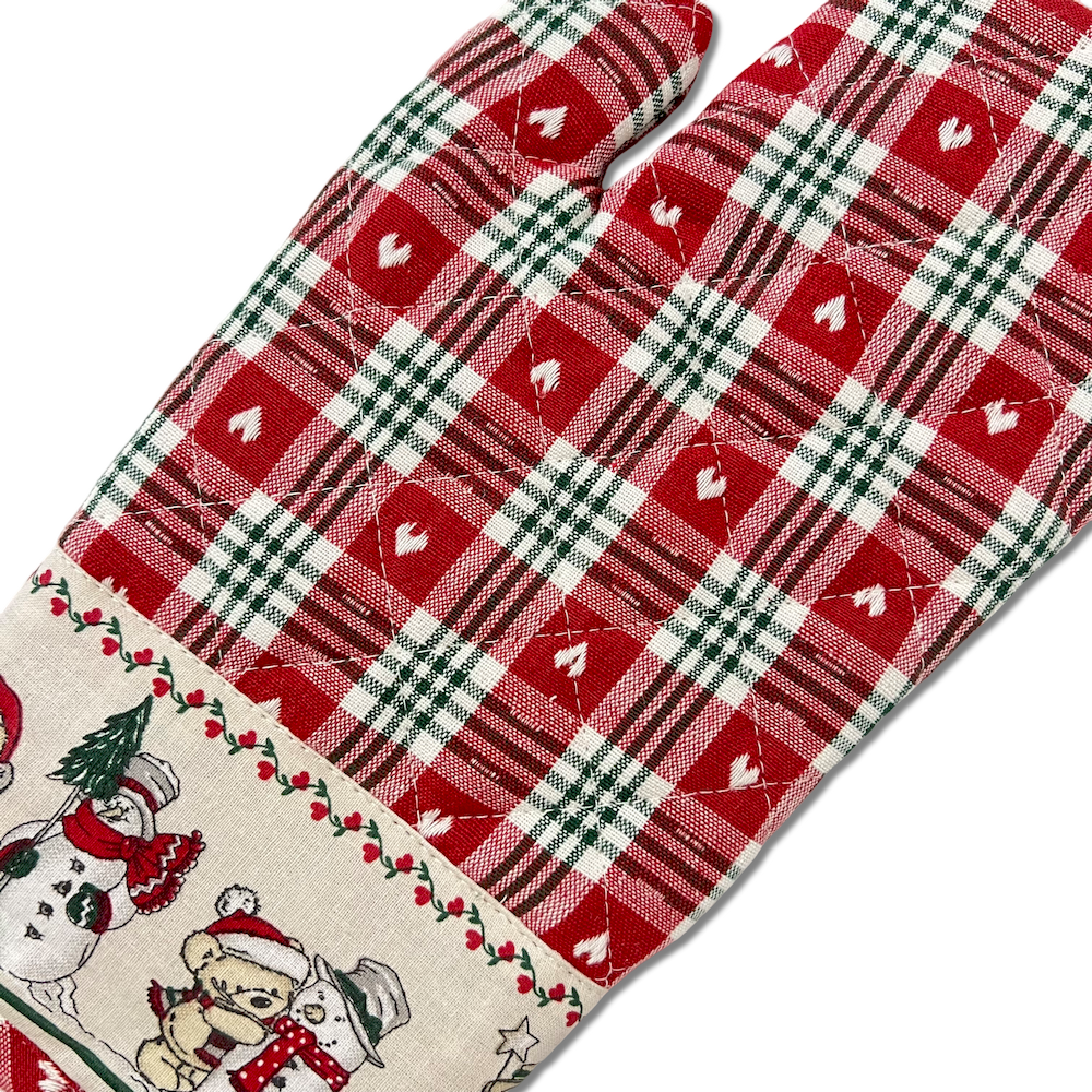 Guanto forno ignifugo Pupazzi di neve