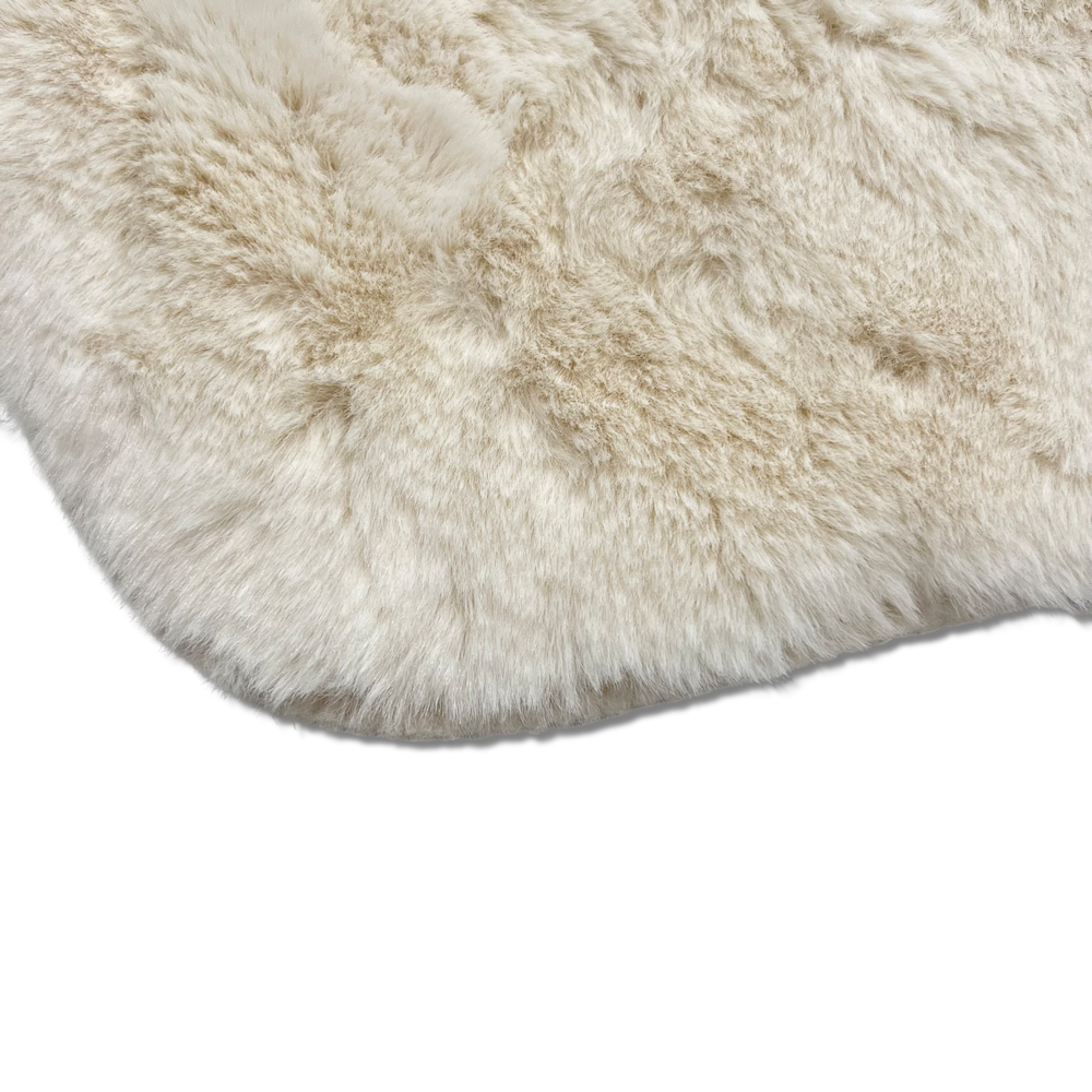 Tappeto pelliccia ecologica Orsetto Cuore 80 cm