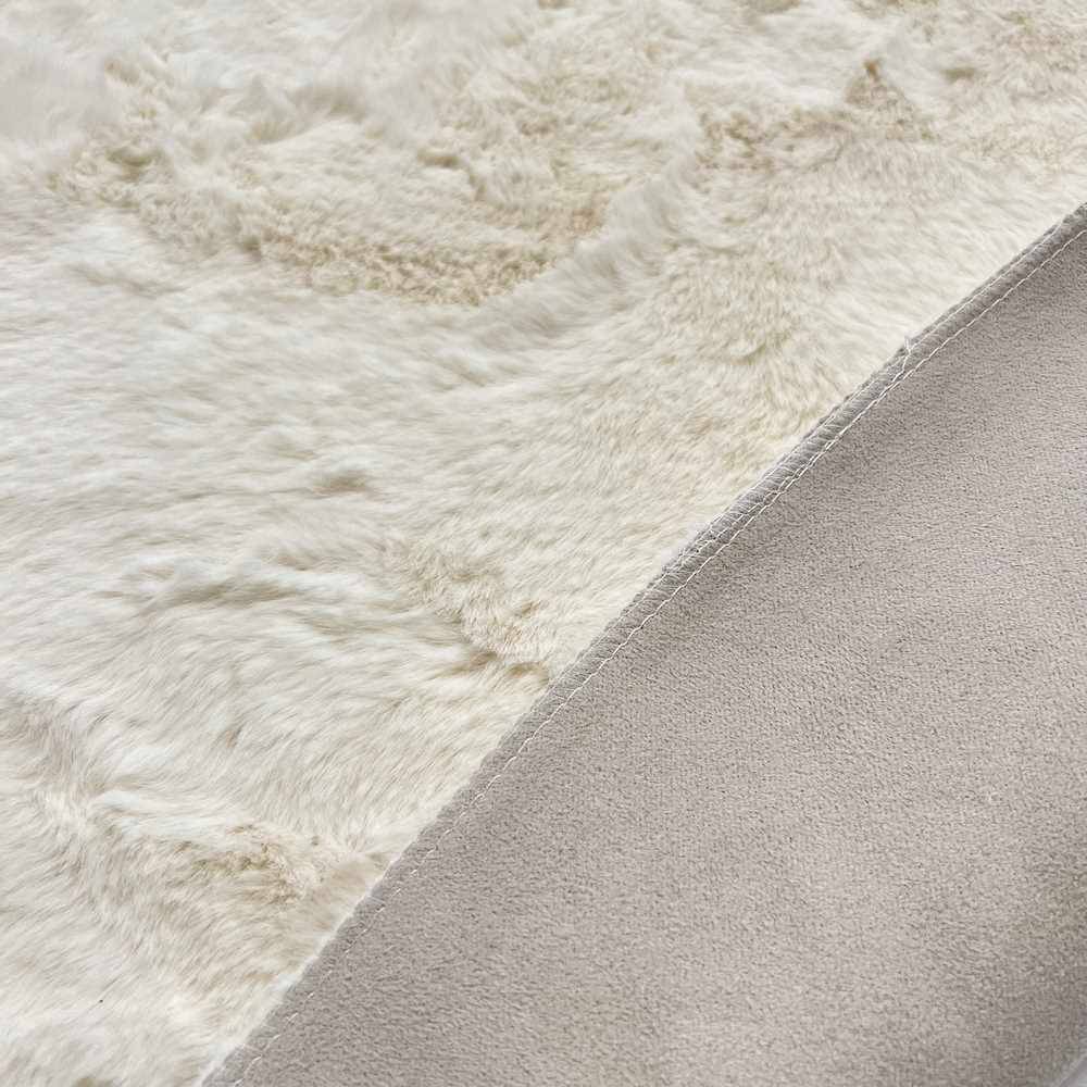 Tappeto pelliccia ecologica Orsetto Cuore 80 cm