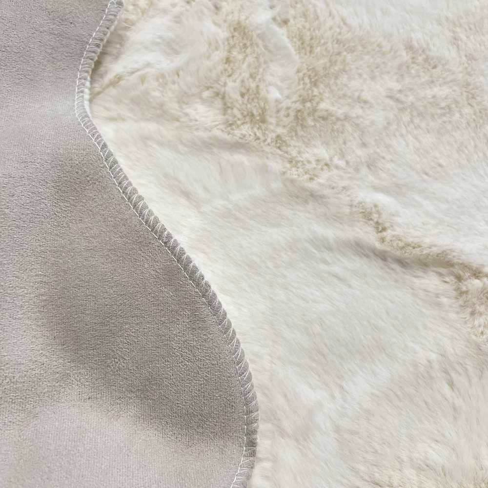 Tappeto pelliccia ecologica Orsetto Rotondo 80 cm