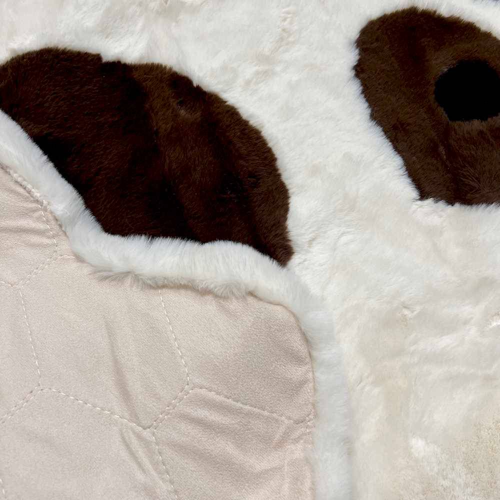 Tappeto pelliccia ecologica Orsetto Avorio 90 x 120