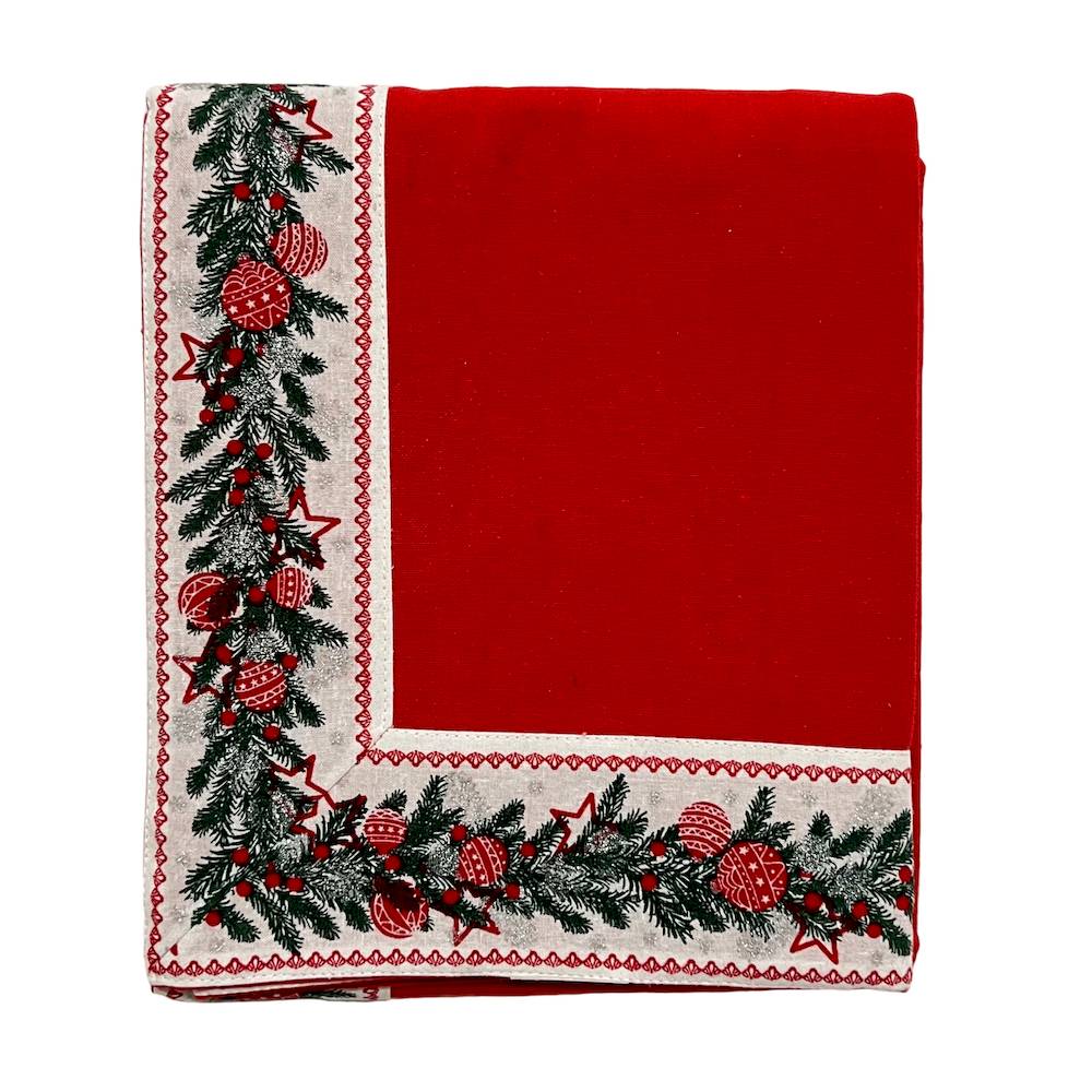 Tovaglie tinto in filo Fiesta vischio 140 X 180