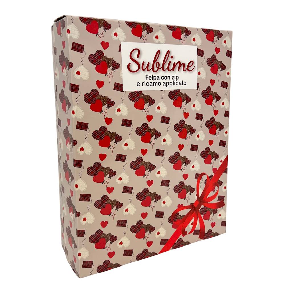 Felpa - Vestaglia Rasocashmere Sublime Rossa