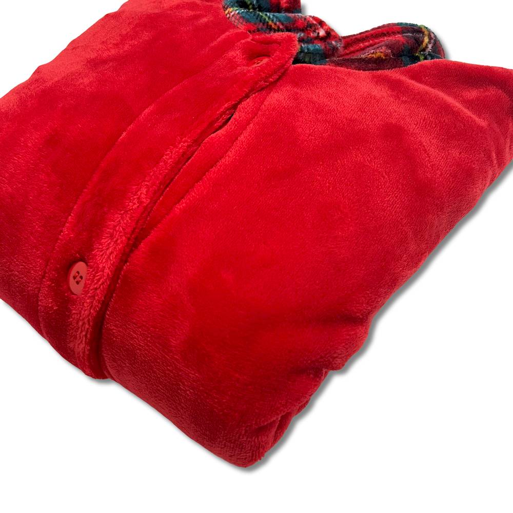 Felpa - Vestaglia Rasocashmere Clever Tartan