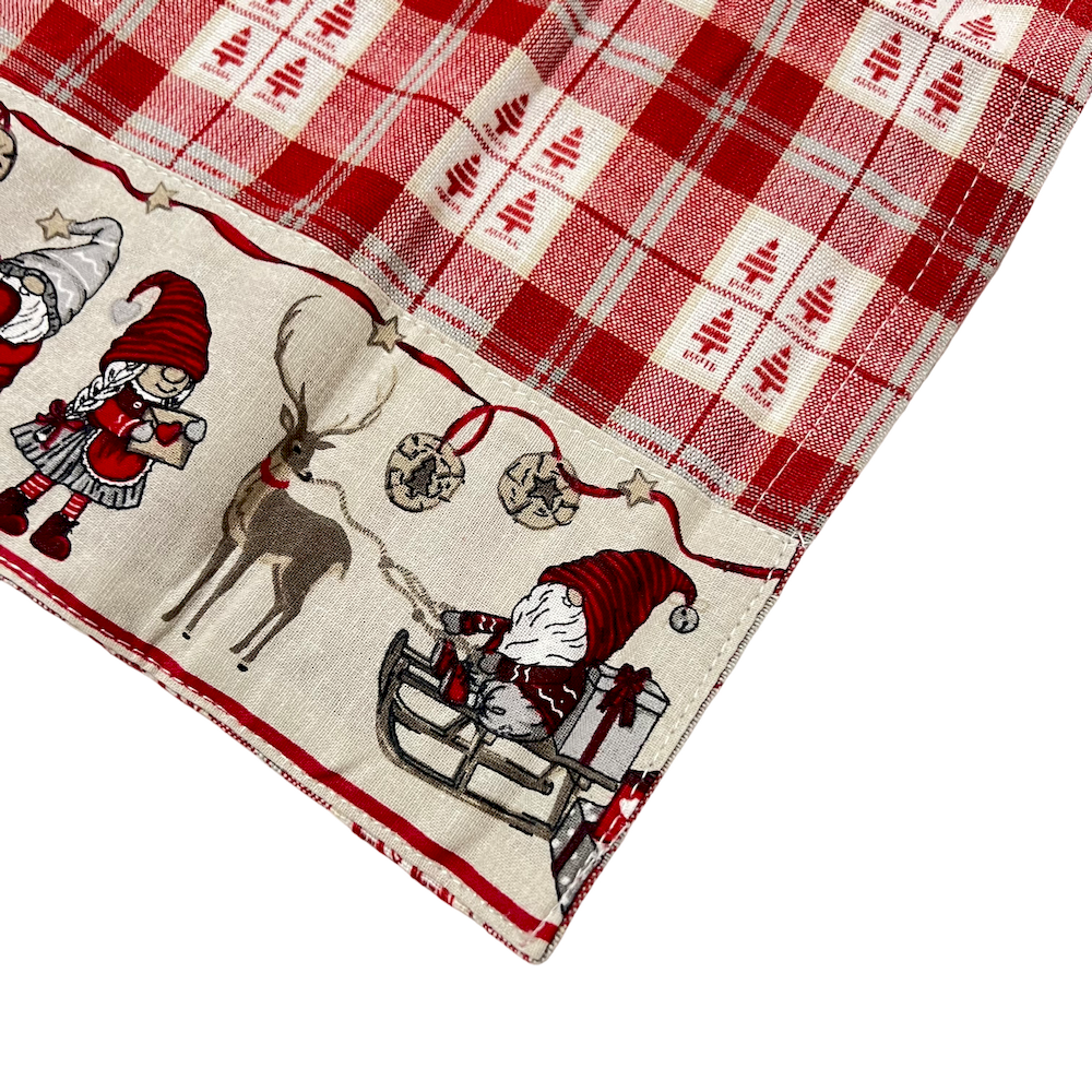 Canovaccio con Alberello di legno Gnomi