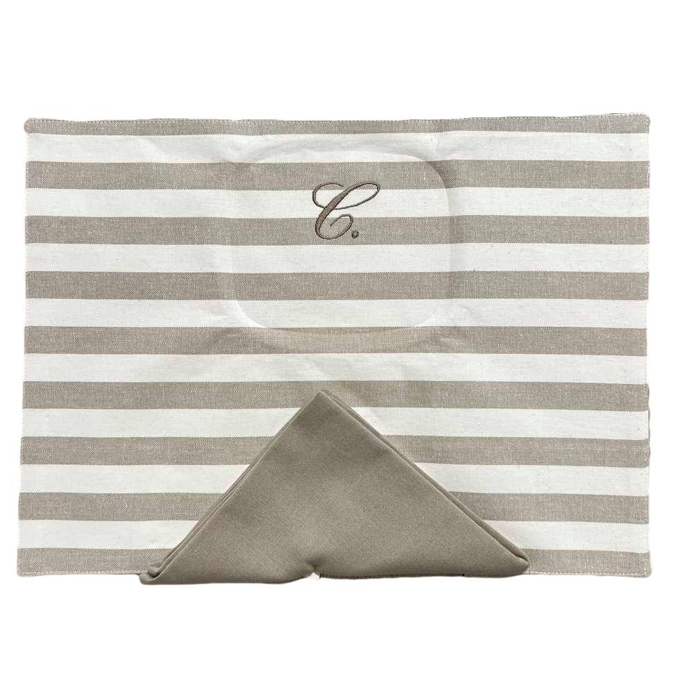 Tovaglietta Americana Check Tartan rosso Personalizzata