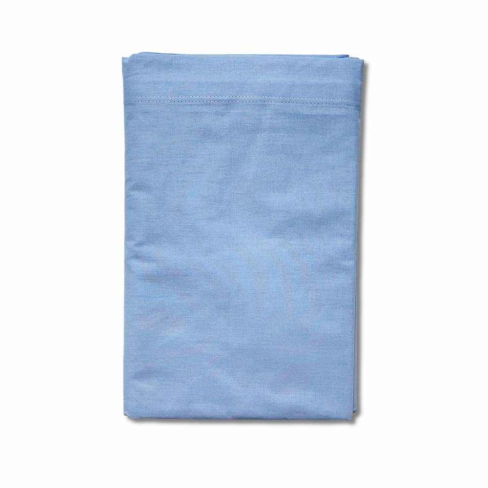 Lenzuolo sopra joli azzurro matrimoniale