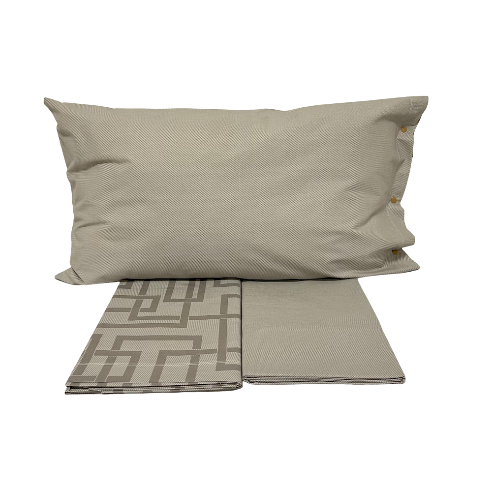 Completo Lenzuola lab tortora Singolo