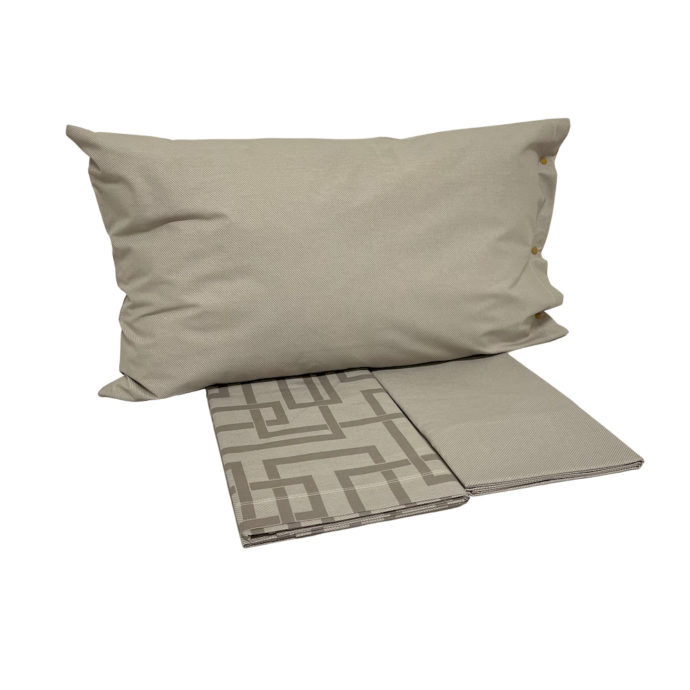 Completo Lenzuola lab tortora Singolo