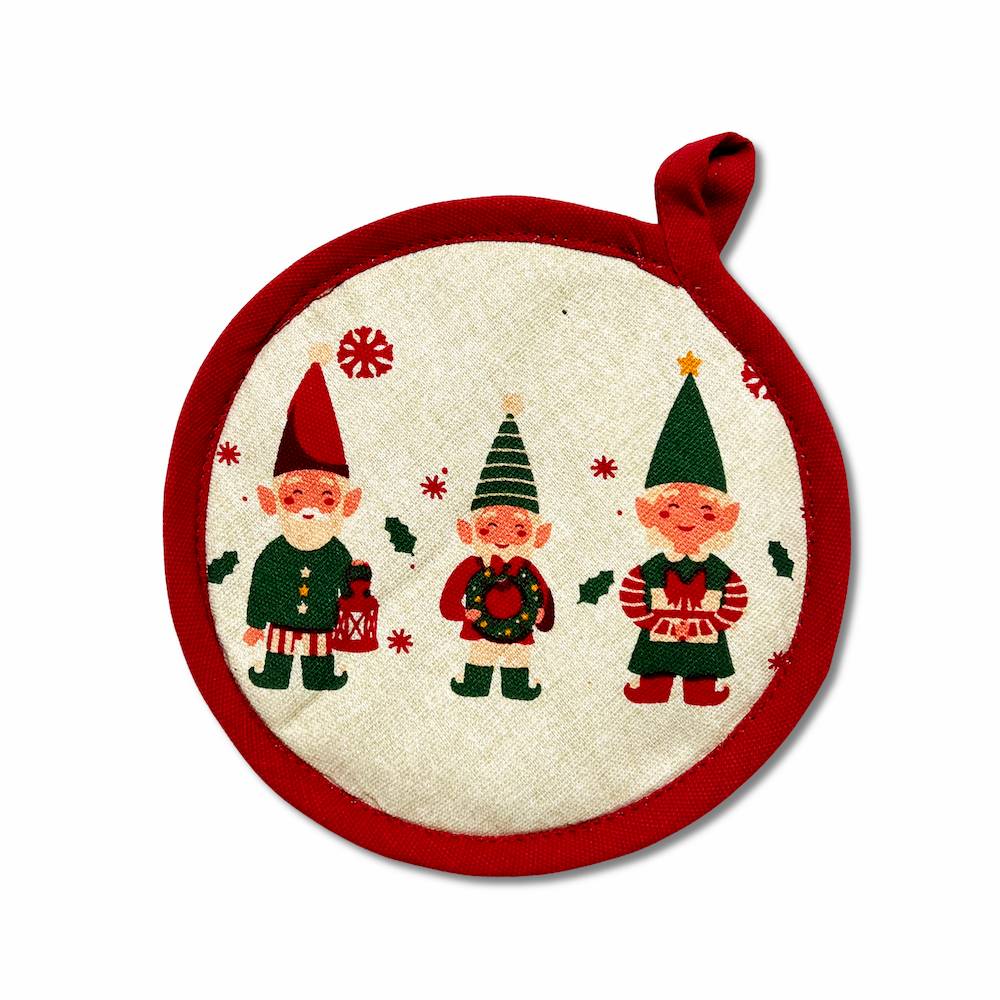 Set 2 strofinacci + coppia presine Gnometti shinny