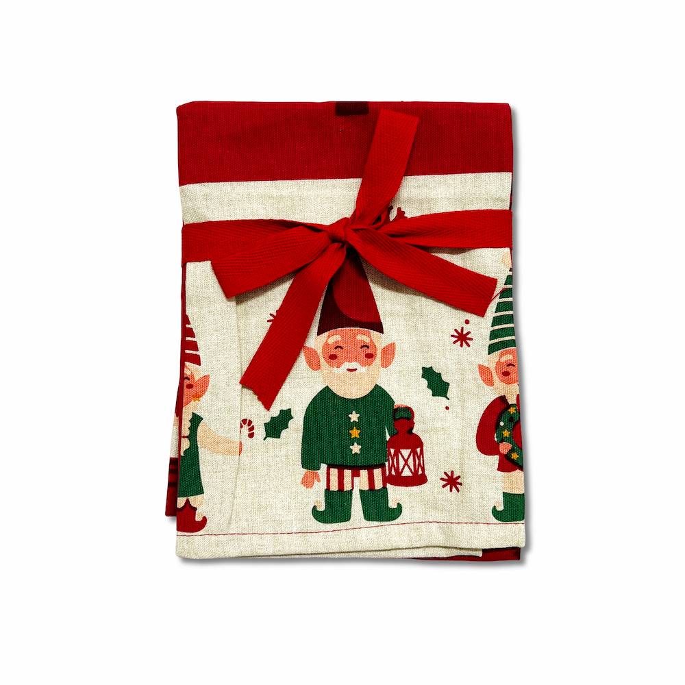 Set 2 strofinacci + coppia presine Gnometti shinny