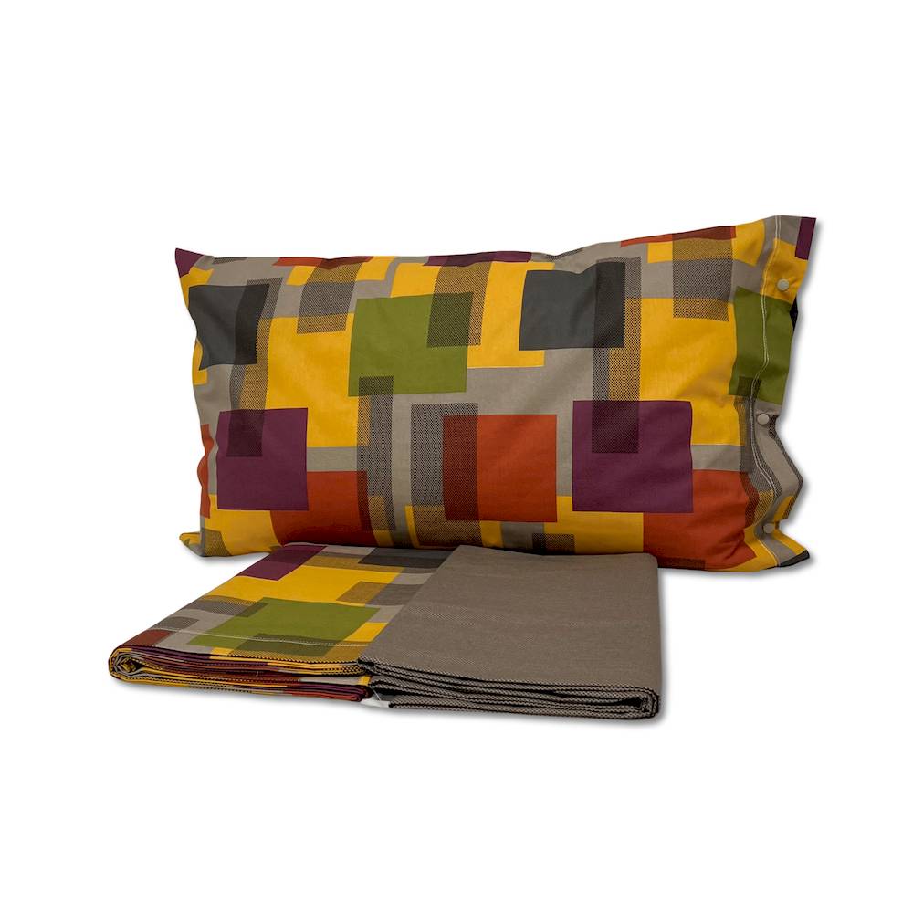 Completo Lenzuola City Multicolor Singolo