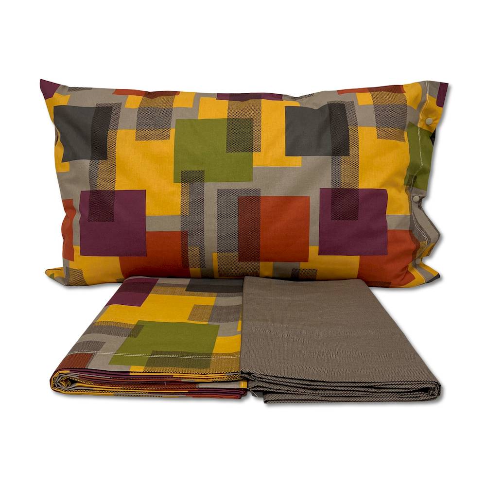 Completo Lenzuola City Multicolor Singolo