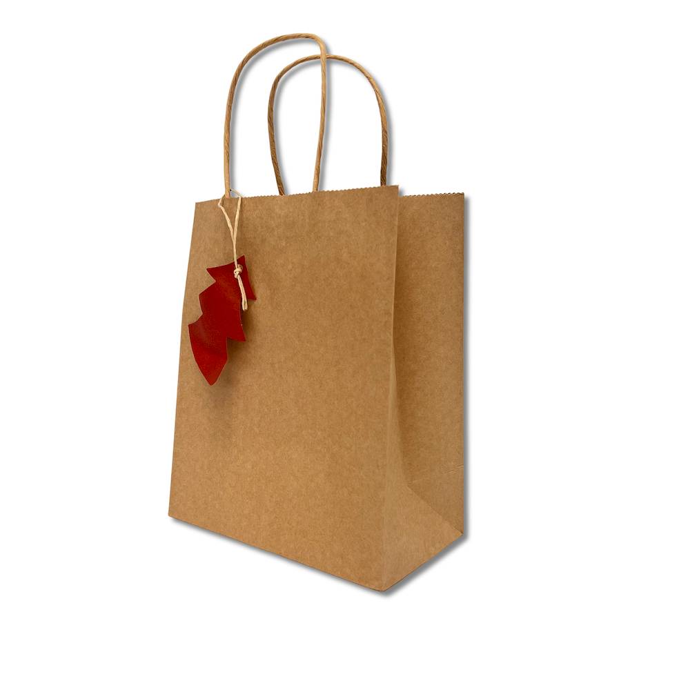 Sacchetto regalo Natural H 23 x 19 soffietto da 10 cm