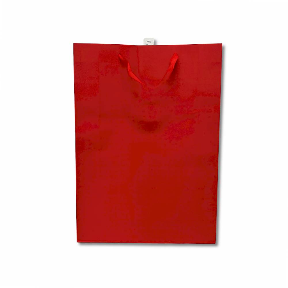 Sacchetto regalo Rosso H 44 x 32 soffietto 10 cm