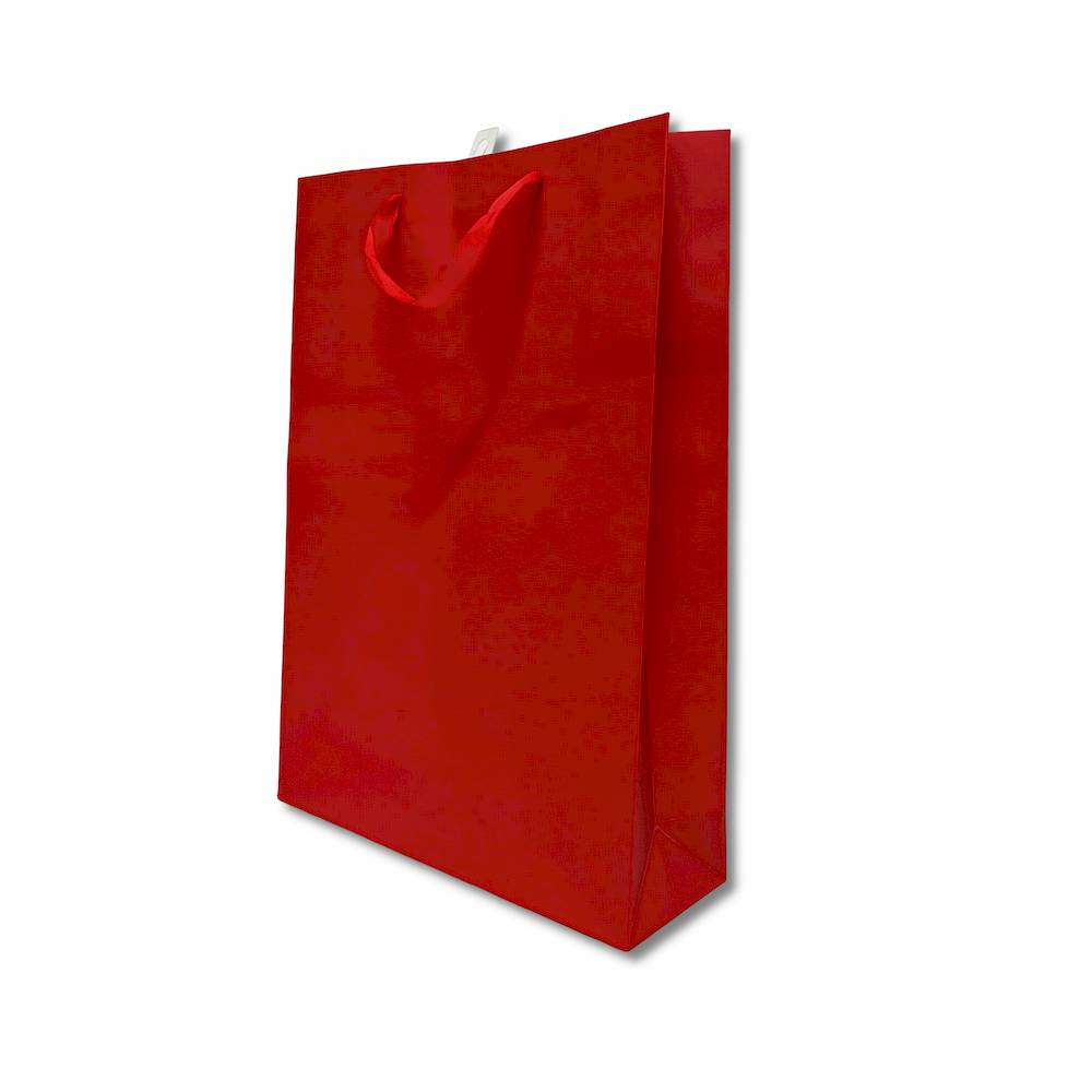 Sacchetto regalo Rosso H 44 x 32 soffietto 10 cm
