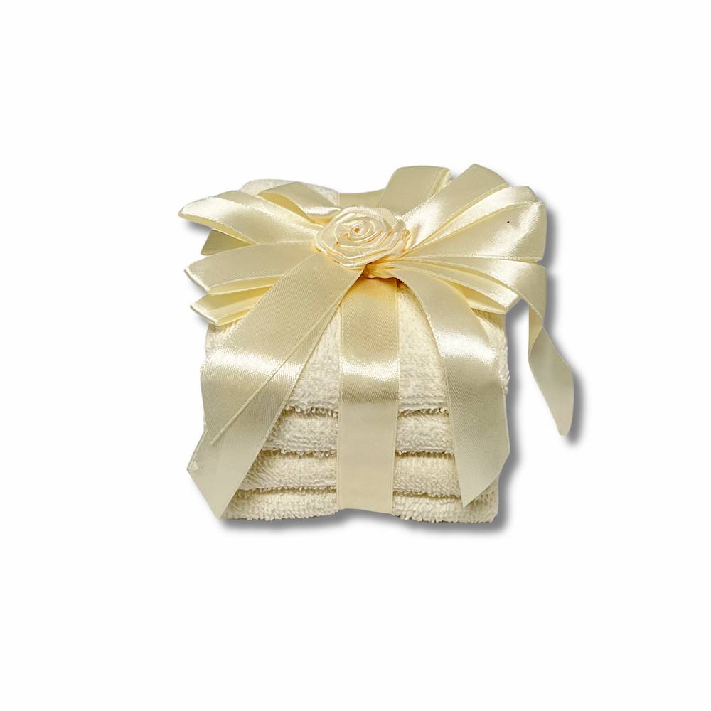 Set 4 lavette Flan fiocco crema