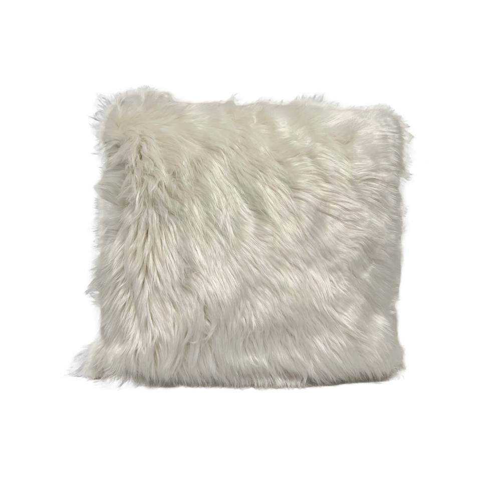 Federa cuscino 50 x 50 Stoccolma pelliccia bianca