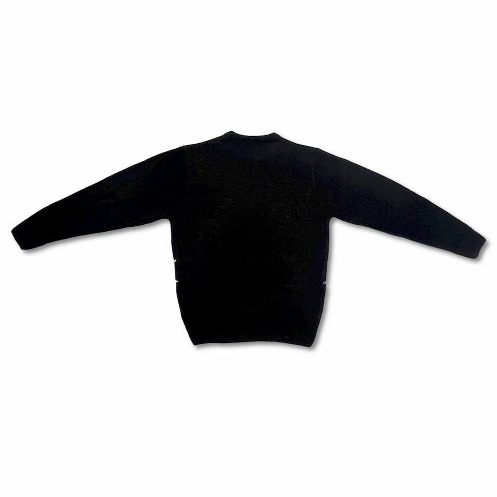 Maglione natalizio Renna Rudolf nero