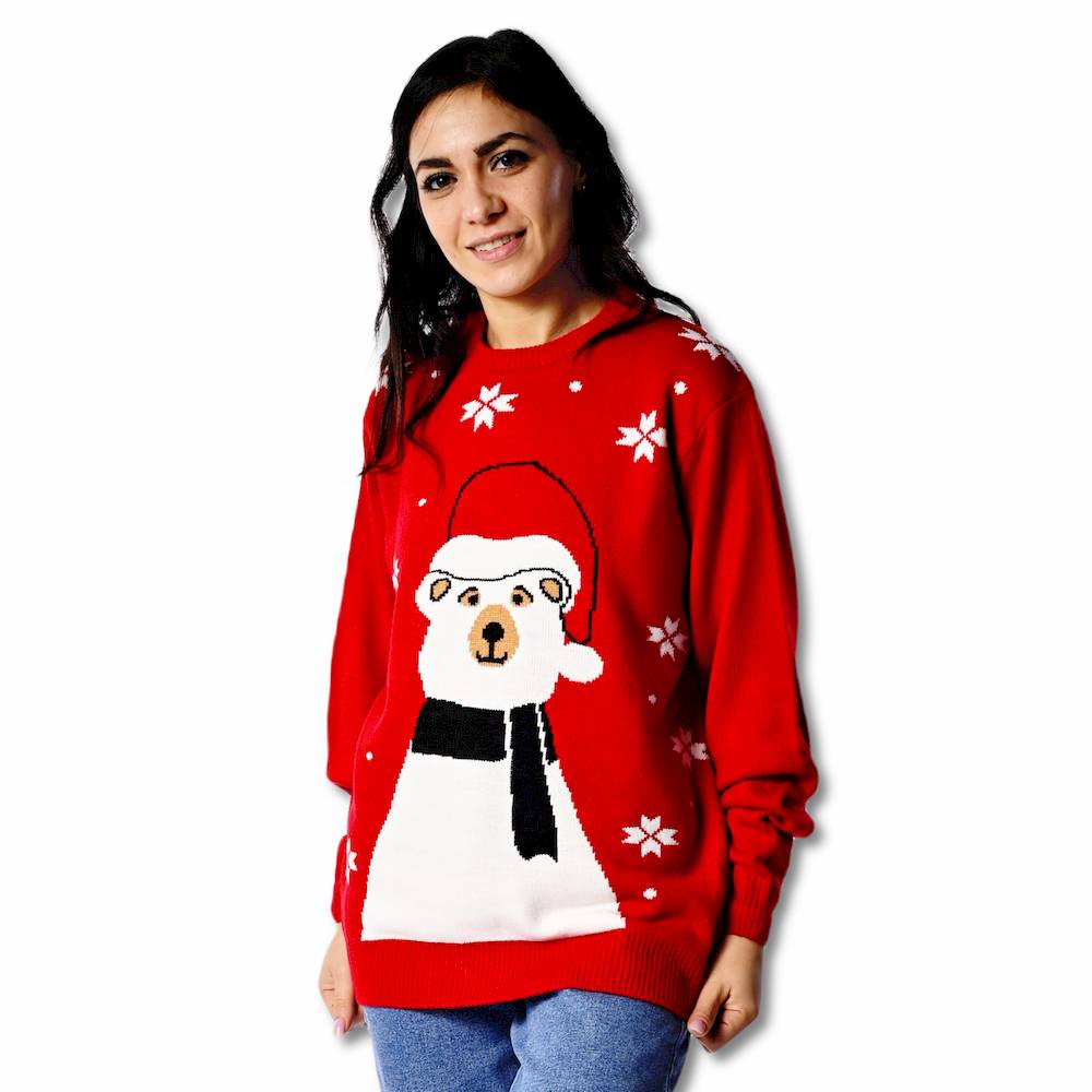 Maglione natalizio Polar bear