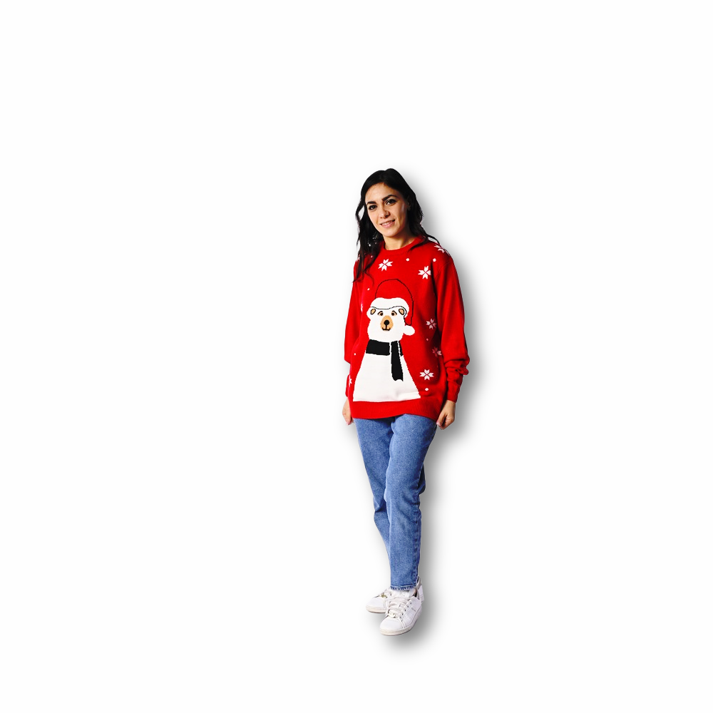 Maglione natalizio Polar bear