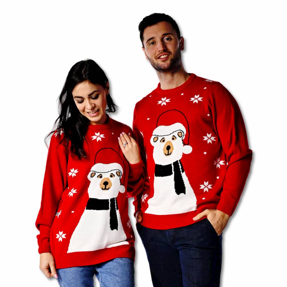 Maglione natalizio Polar bear