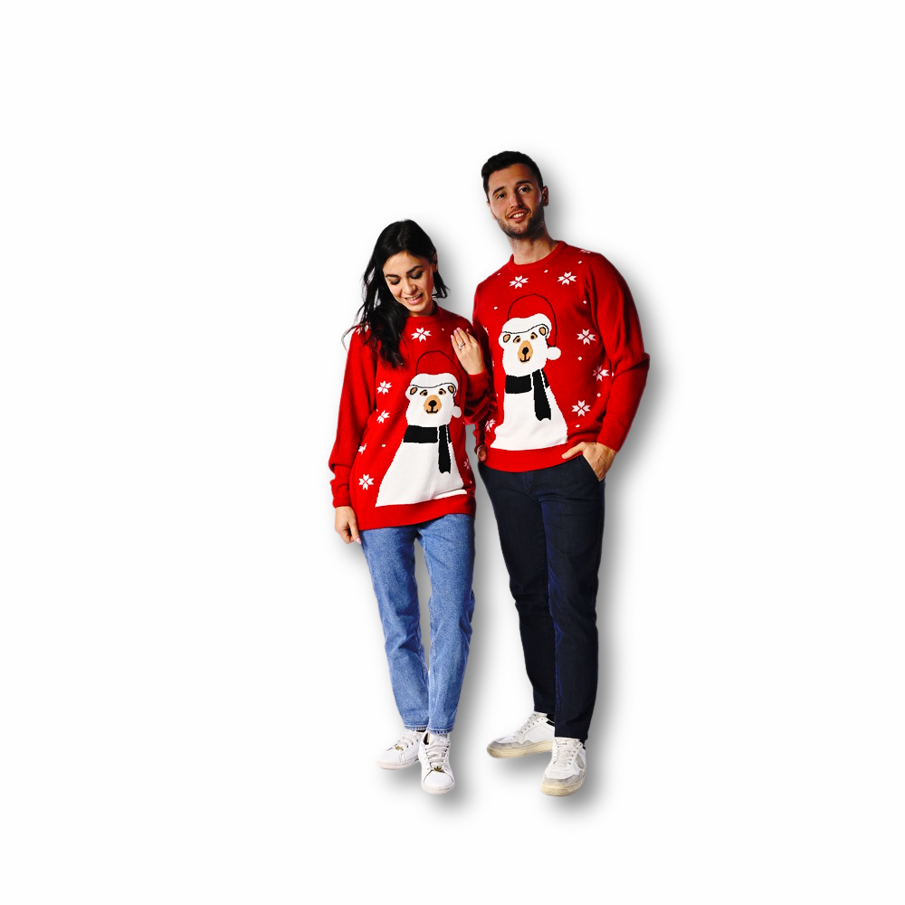 Maglione natalizio Polar bear
