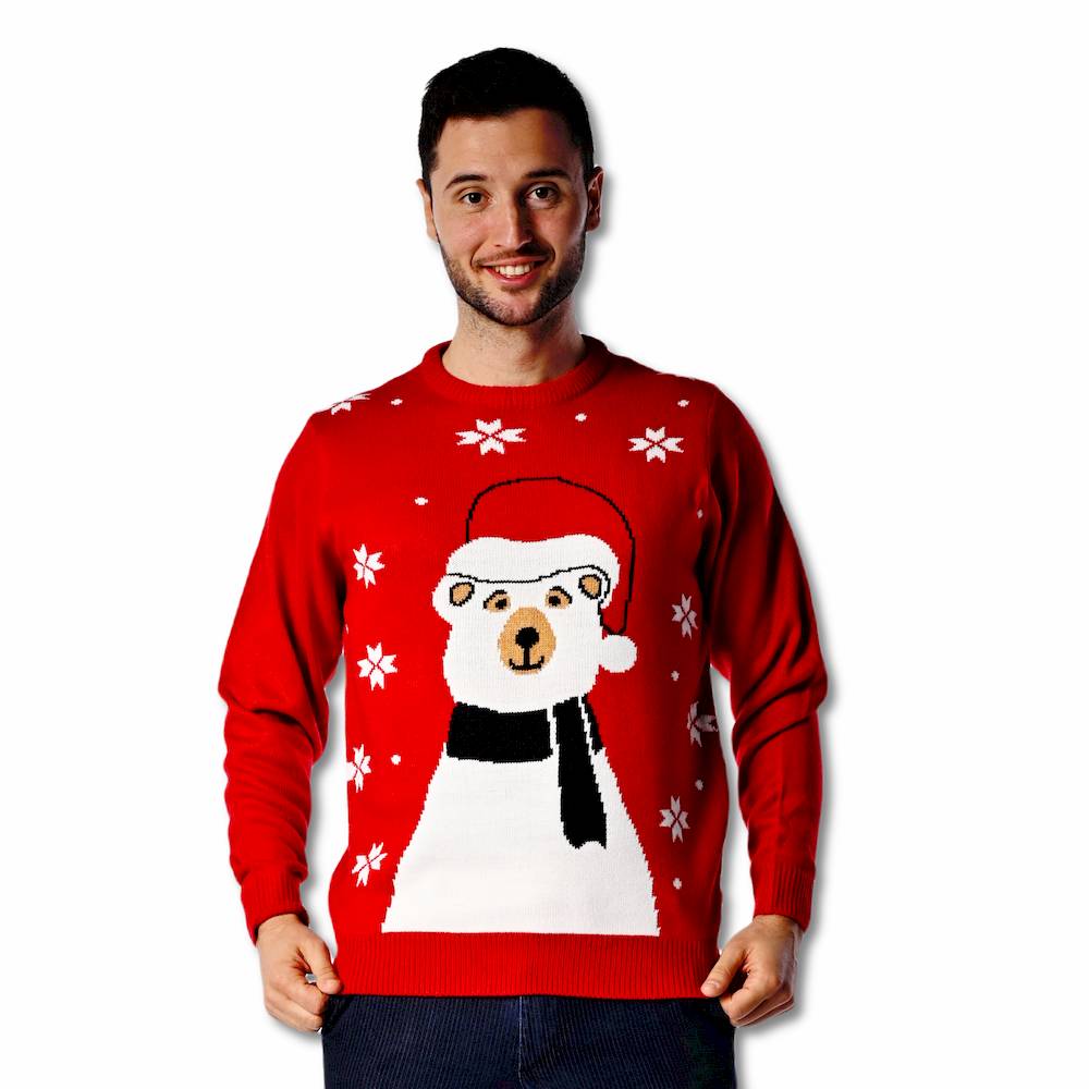 Maglione natalizio Polar bear