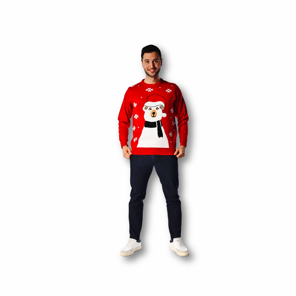 Maglione natalizio Polar bear
