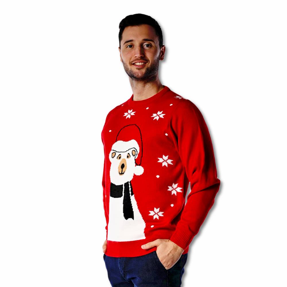 Maglione natalizio Polar bear