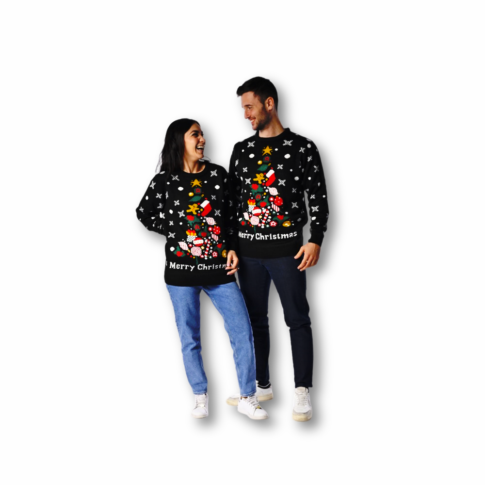 Maglione natalizio albero di natale