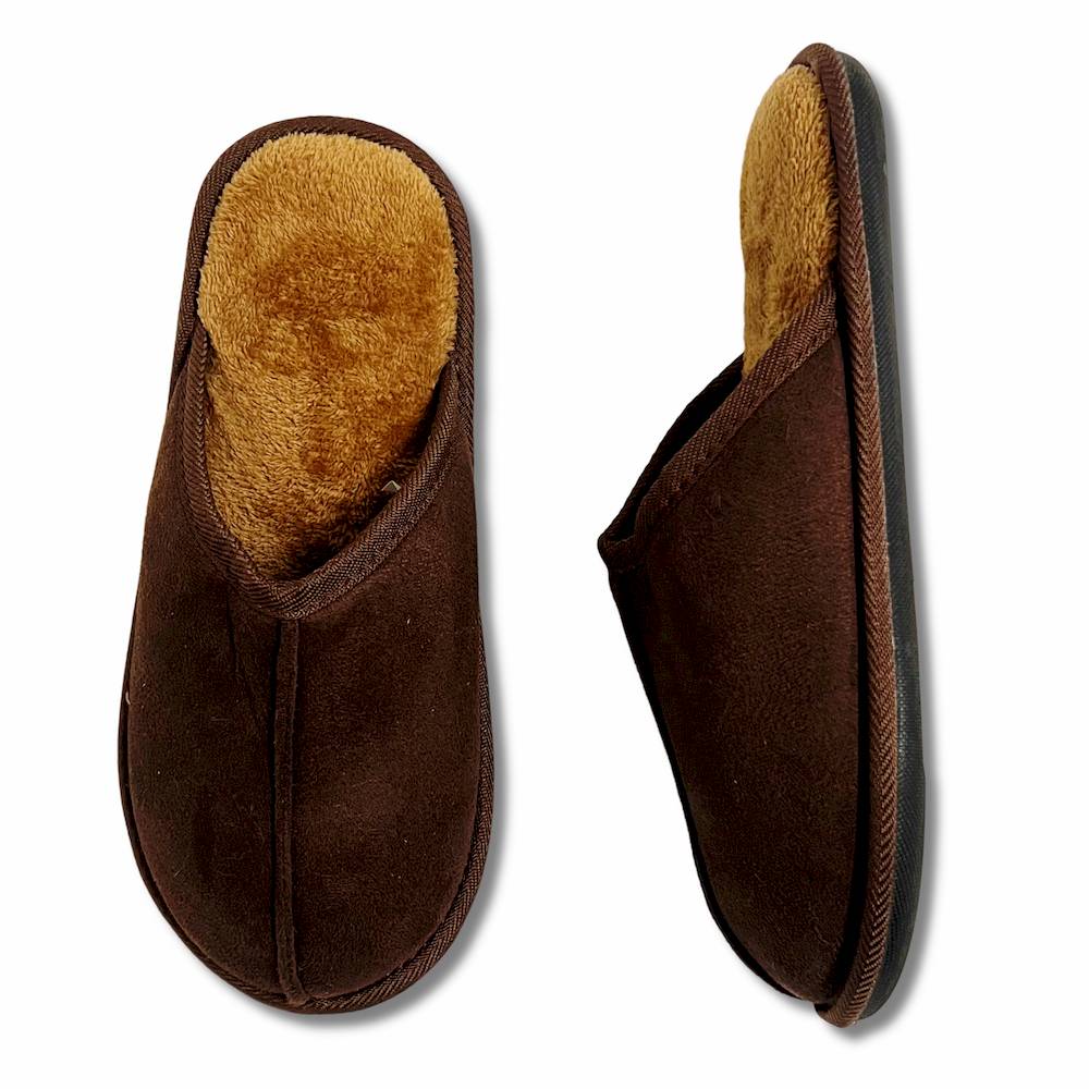 Pantofole uomo tabacco  41-42