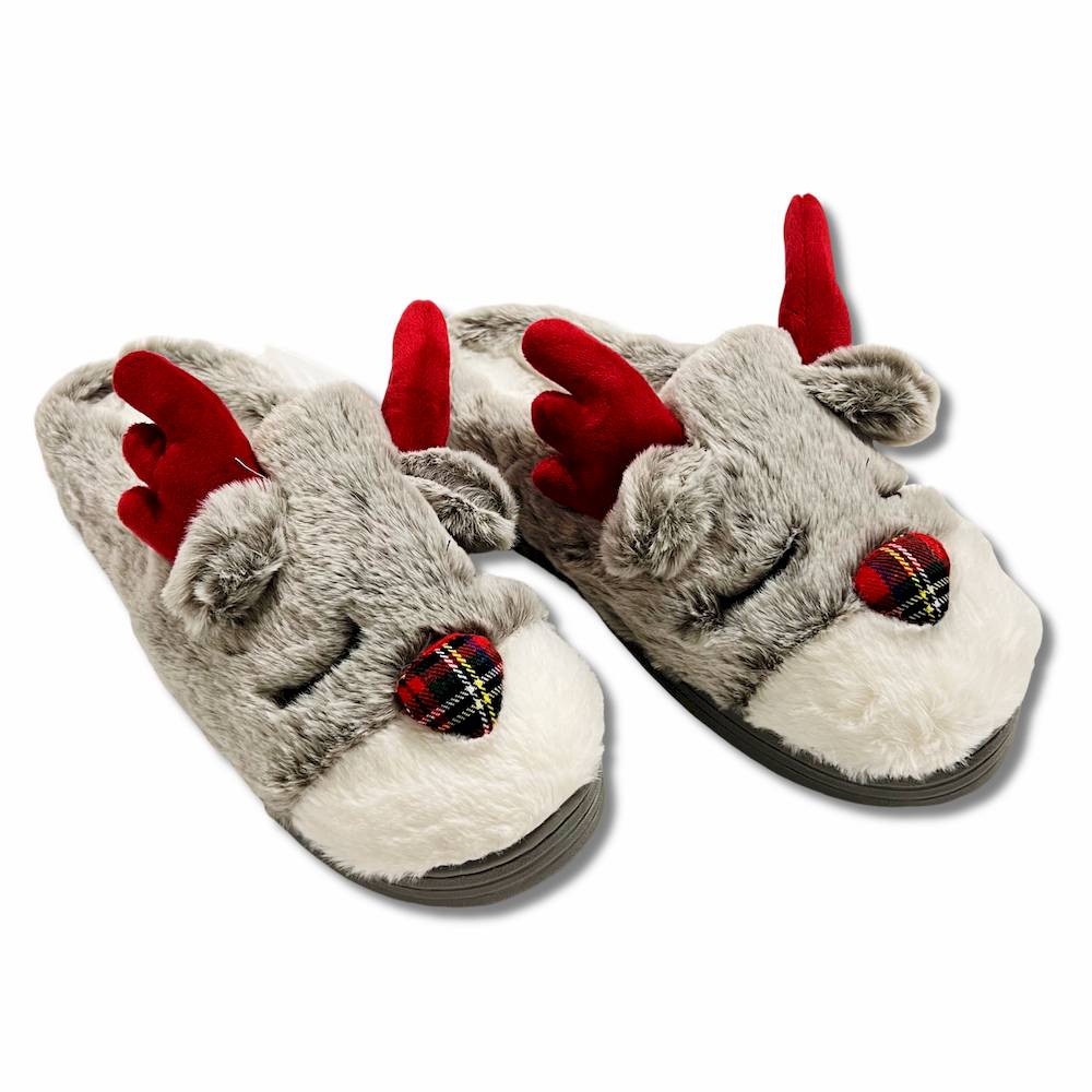 Pantofole maglia 39-40 Renna check