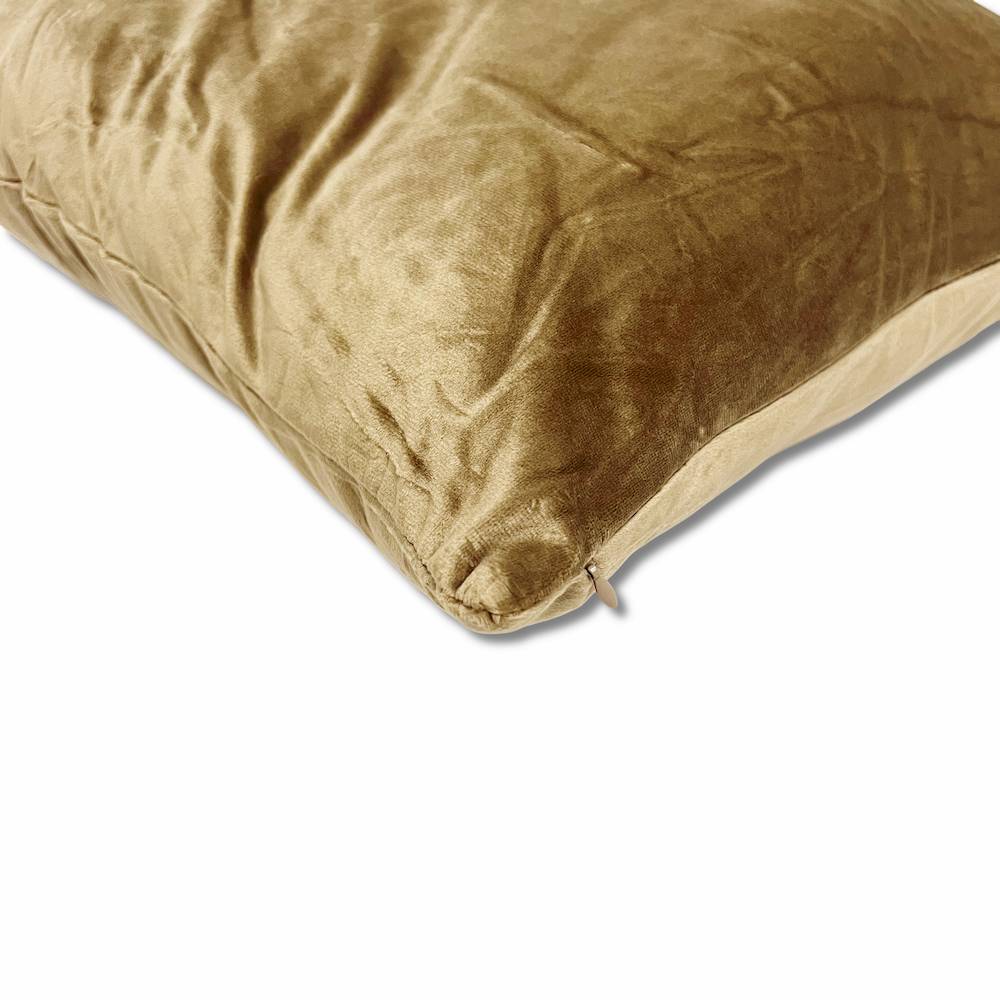 Federa cuscino 60 x 60 Manhattan Velluto Tortora