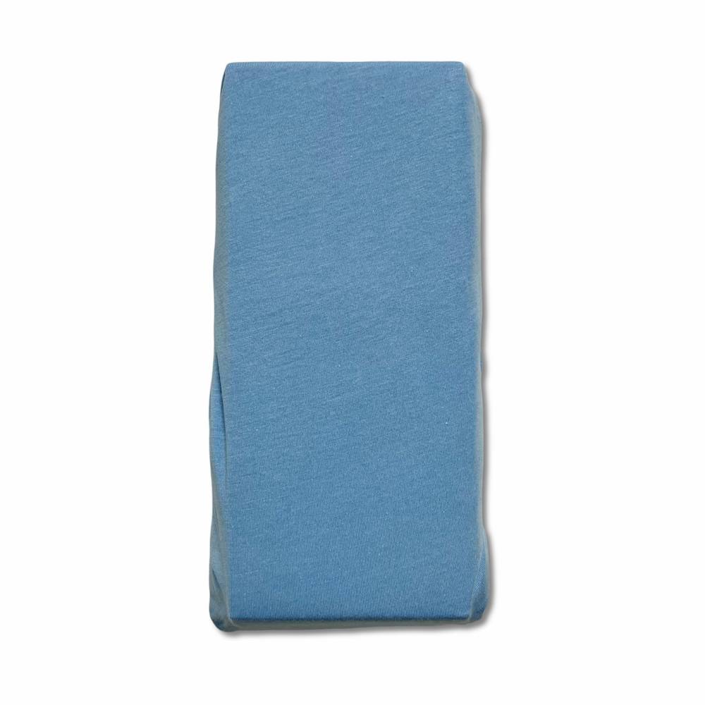 Lenzuolo sotto con angoli Harmony Jersey Azzurro Matrimoniale