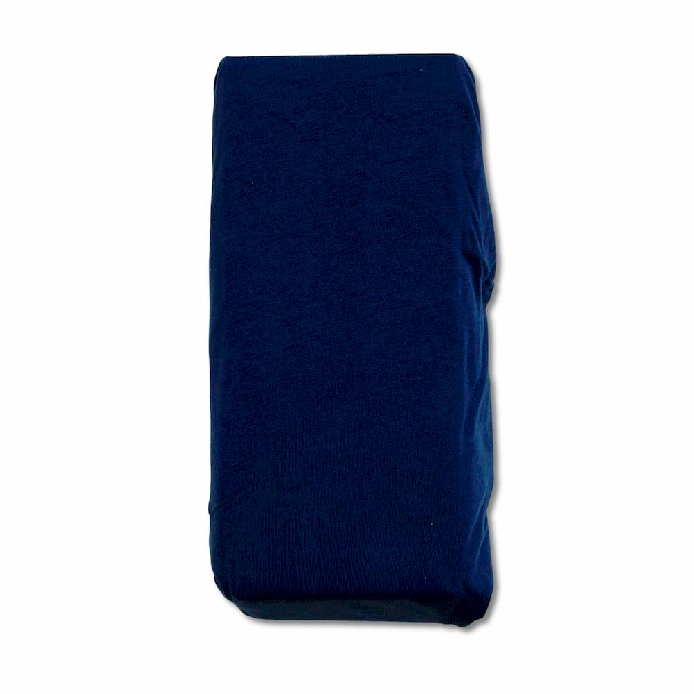 Lenzuolo sotto con angoli Harmony Jersey Blu Matrimoniale