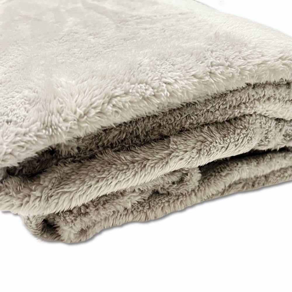 Plaid Soffice Grigio chiaro singolo 160 x 210