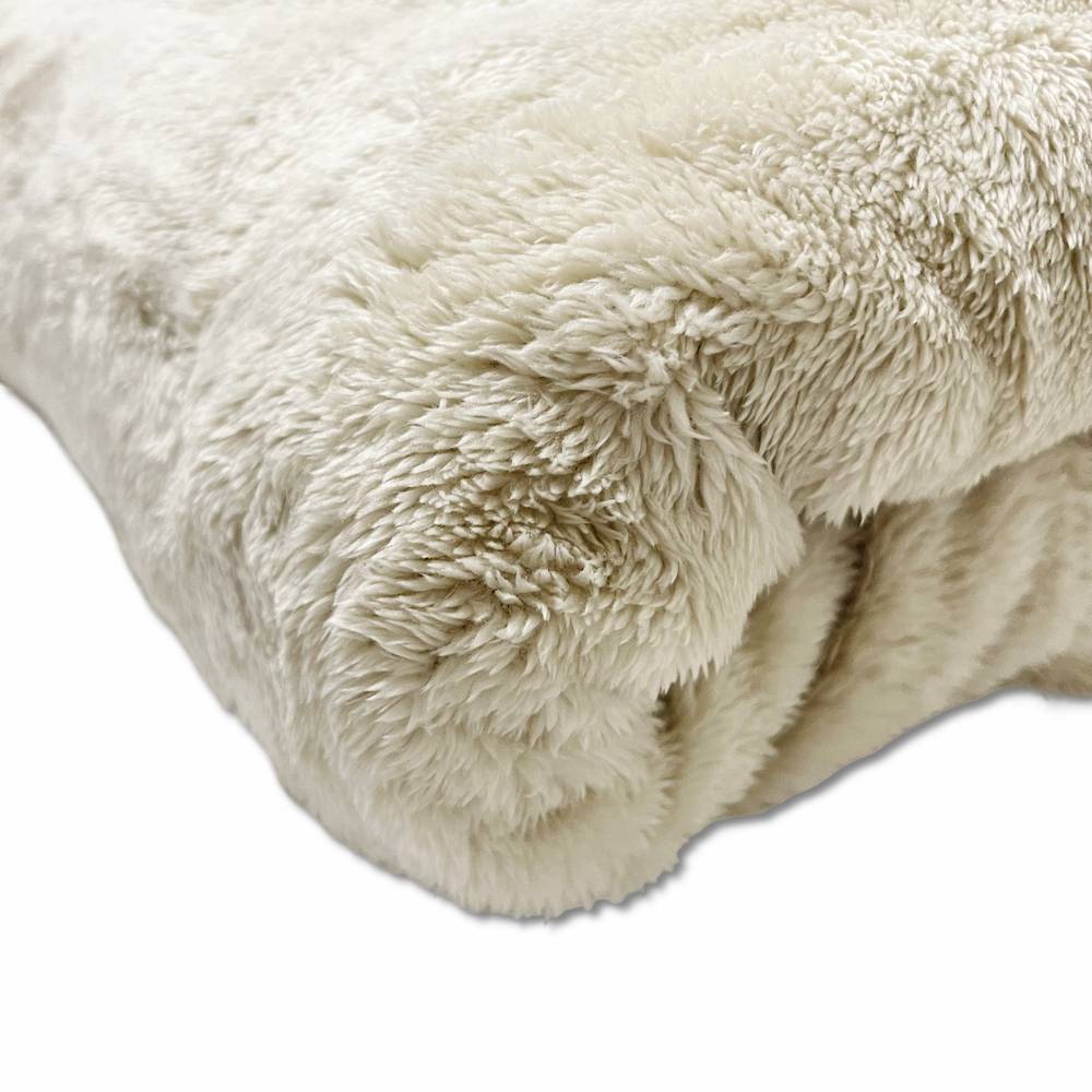 Plaid Soffice Panna singolo 160 x 210