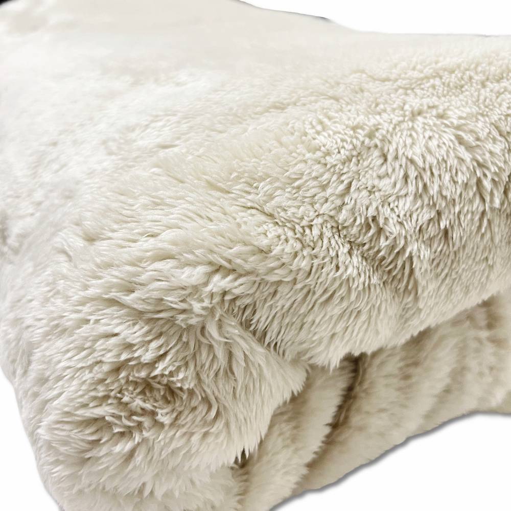 Plaid Soffice Panna singolo 160 x 210