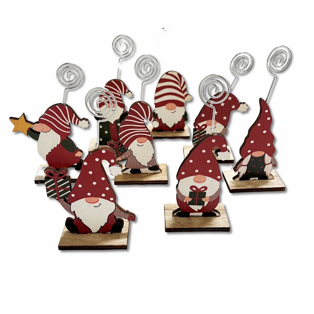 Set 8 segnaposto gnometti