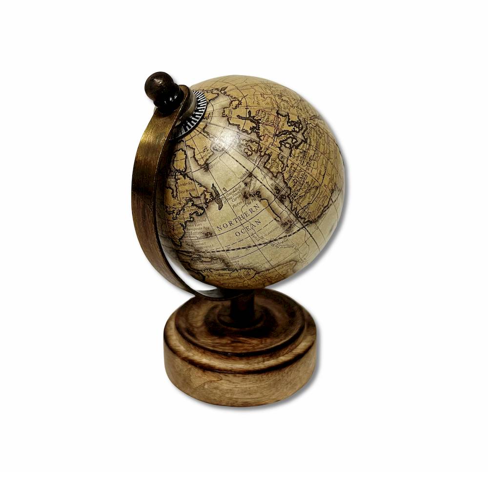 Mappamondo Panna H 13 cm