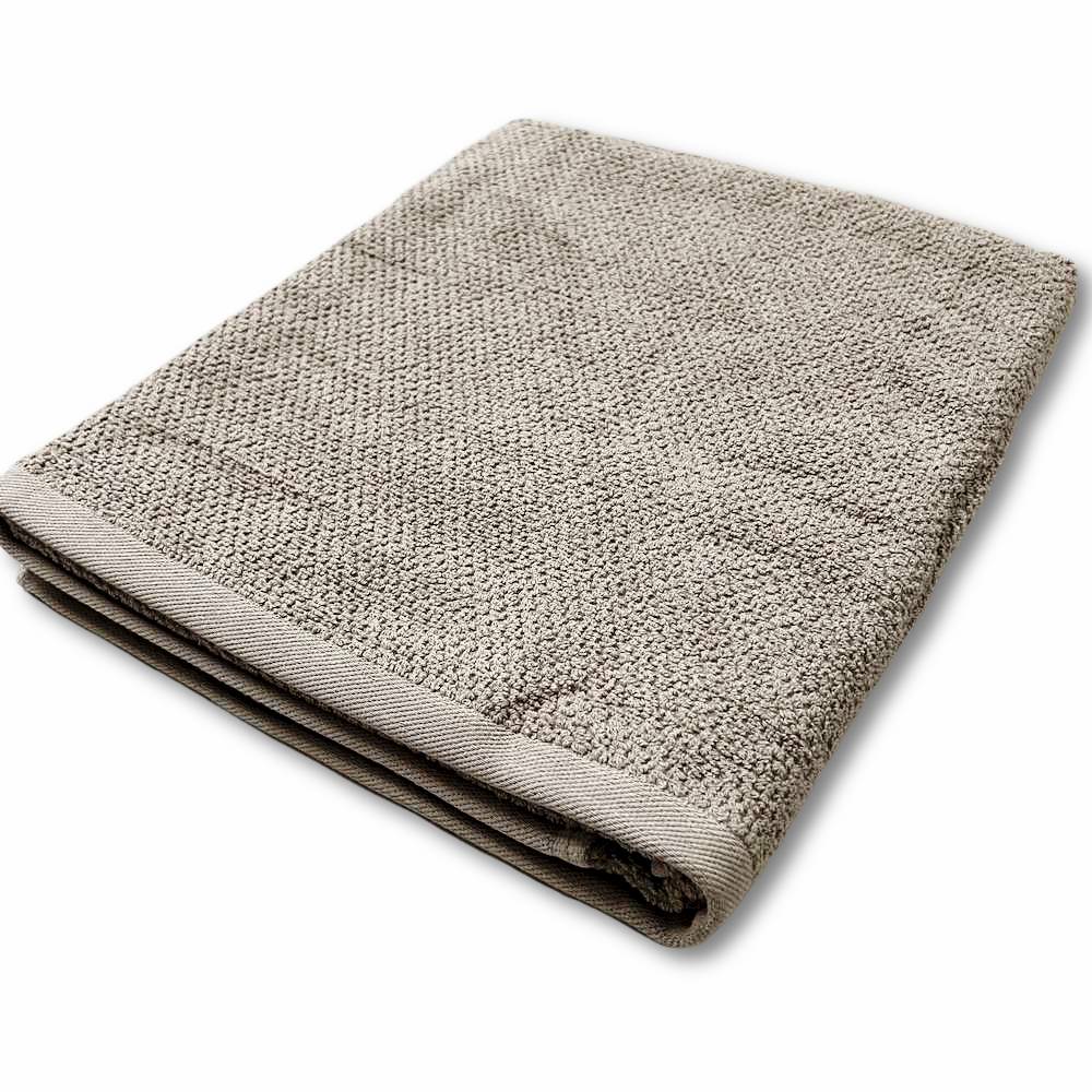 Telo bagno chicco di riso Tortora Personalizzato