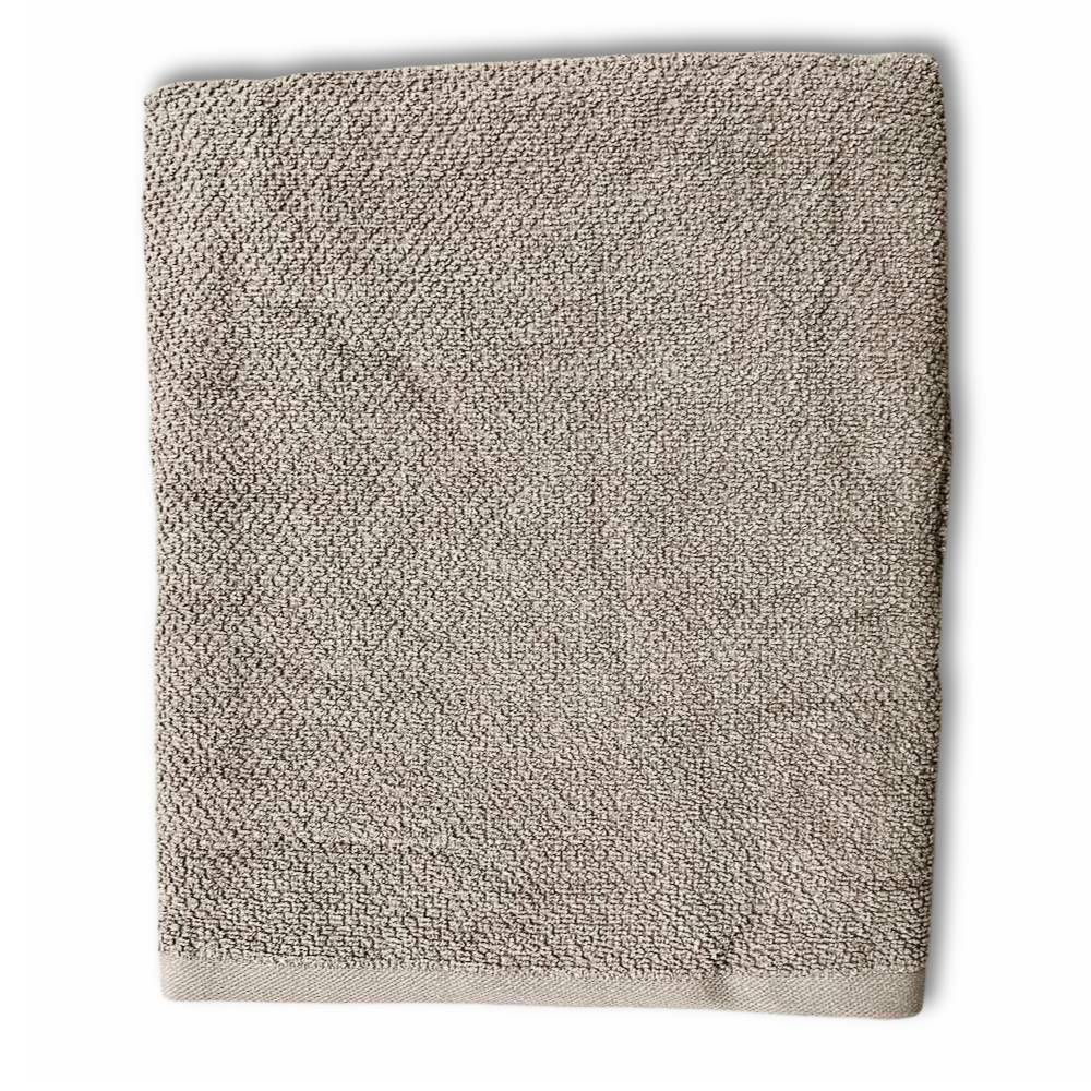 Telo bagno chicco di riso Tortora