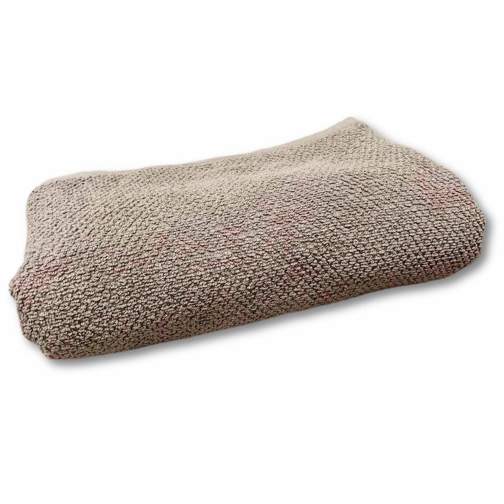 Telo bagno chicco di riso Tortora