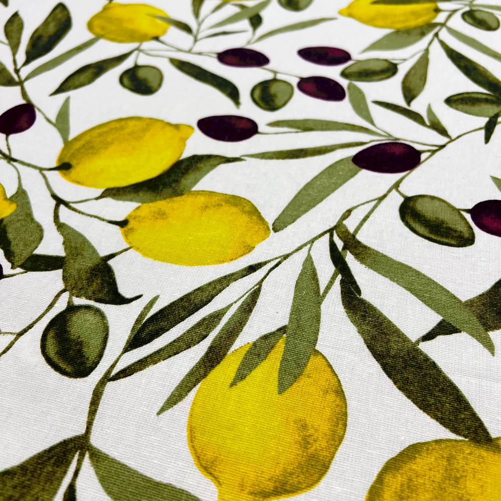 Canovaccio cucina Limoni e olive