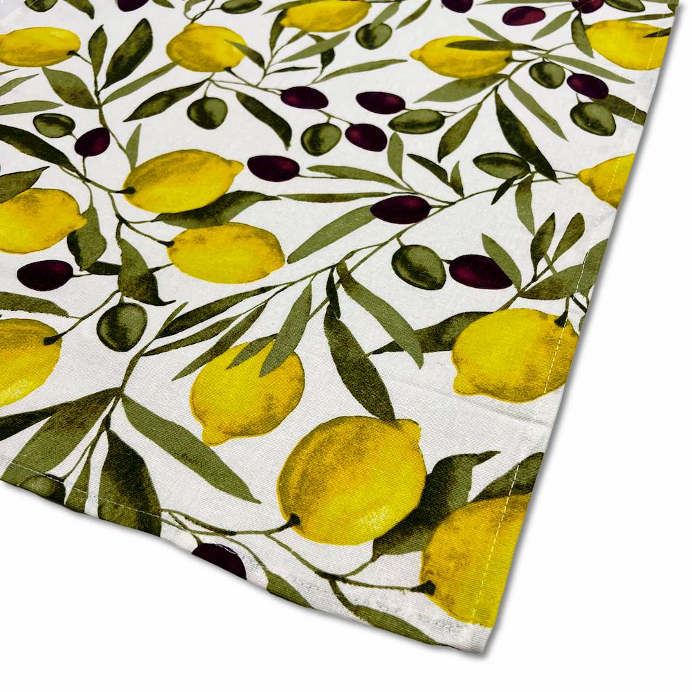 Canovaccio cucina Limoni e olive